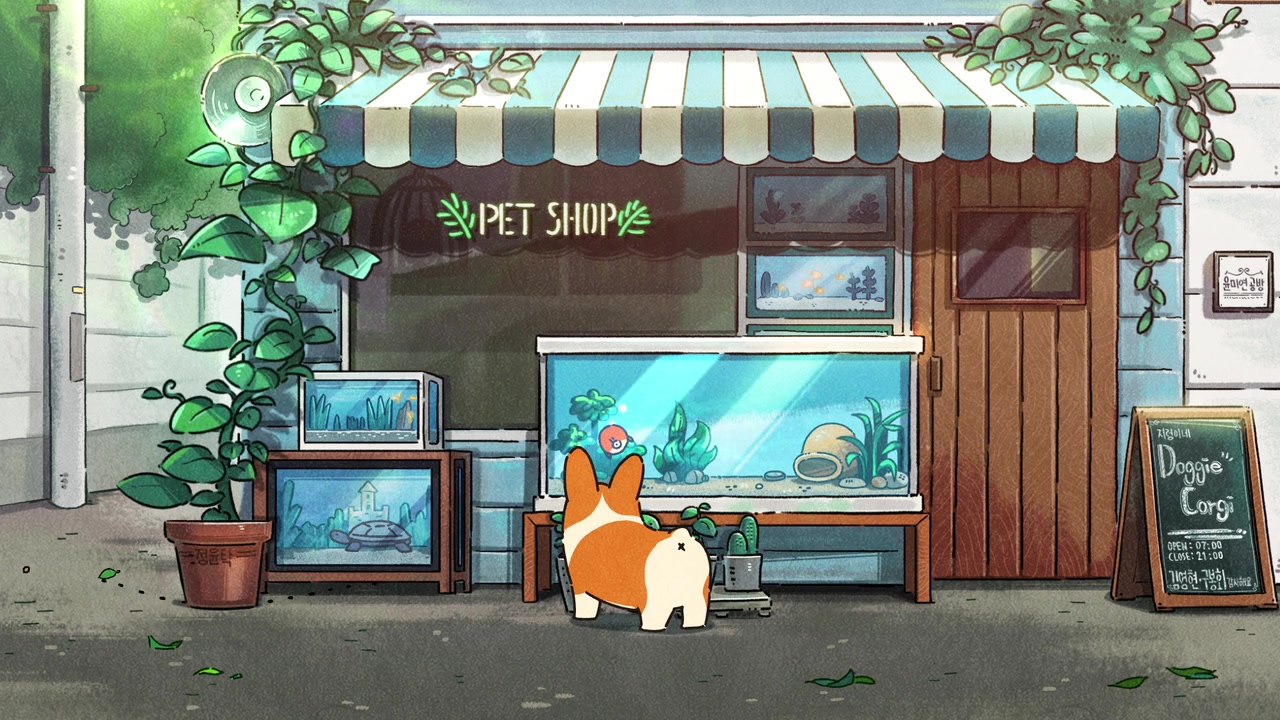 AI Generated pet shop video