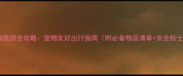 带狗旅游飞机托运